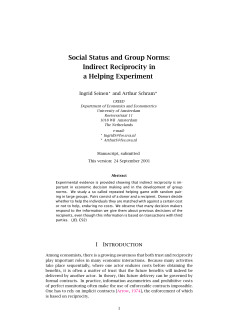 Social Status and Group Norms: Indirect