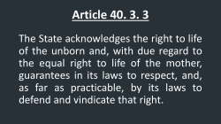Article 40. 3. 3 - the Citizens` Assembly