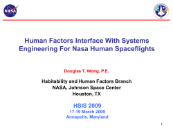human factors interface with systems engineering for - Rose