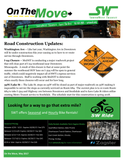 On the Move Newsletter May 2017