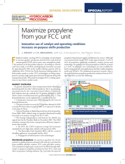 Maximize propylene from your FCC unit