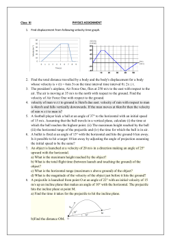 2. Find the total distance travelled by a body and the body`s