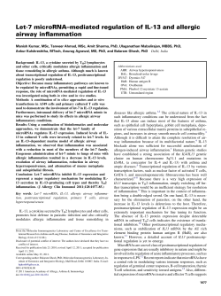 Let-7 microRNA-mediated regulation of IL