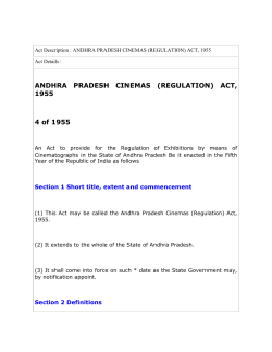 andhra pradesh cinemas (regulation) act, 1955