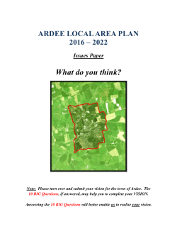 the issues paper for Ardee here