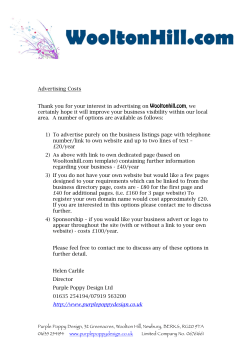 Advertising Costs Thank you for your interest in