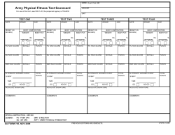 DA FORM 705, NOV 2009