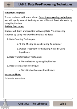CPCS202 - The Lab Note