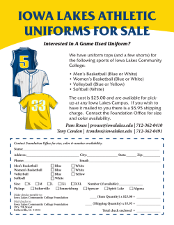 iowa lakes athletic uniforms for sale