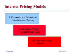 Internet Pricing Models - Faculty Directory | Berkeley-Haas