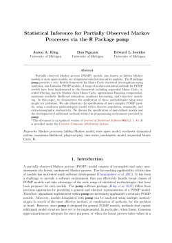 Statistical Inference for Partially Observed Markov Processes via the