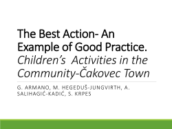 The Best Action - Child in the City