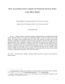 How Accounting Firms Compete for Financial