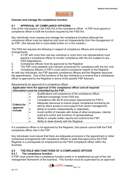 Subject Title - Comply Learning