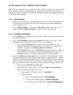 Lucretia: Paragon of Virtue&mdash;Additional Notes for Translation N.B.