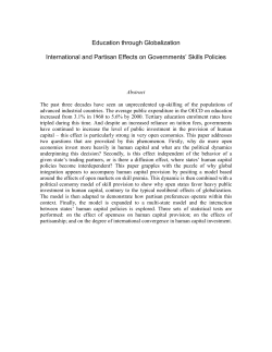 Education through Globalization