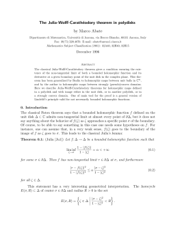 The Julia-Wolff-Caratheodory theorem in polydisks