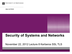 Security of Systems and Networks