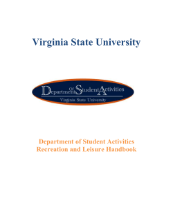 campus recreation - Virginia State University