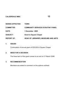 Best Value Review Final Report