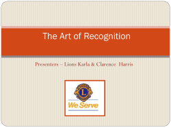 Motivating Volunteers: Supercharge Your - Lions e