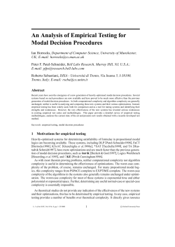 An Analysis of Empirical Testing for Modal Decision Procedures