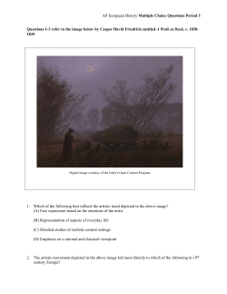 Multiple Choice Questions: Time Period 3