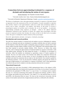 Connections between approximating irrationals by a sequence of