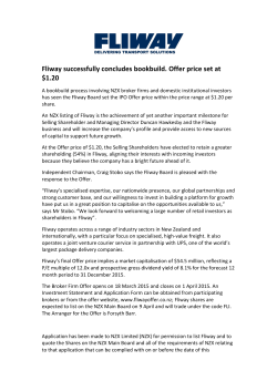 Fliway Group IPO Offer Price set