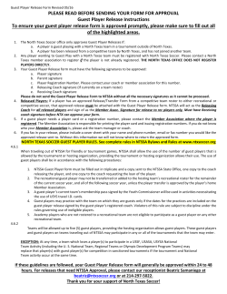 Guest Player Release Form