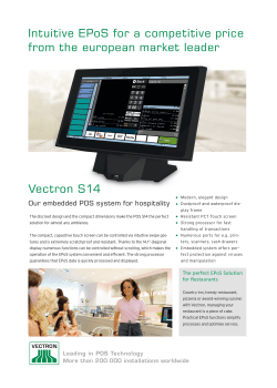 Intuitive EPoS for a competitive price from the european market