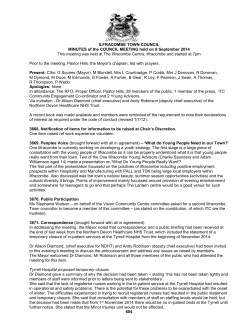 ILFRACOMBE TOWN COUNCIL