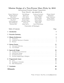 Mission Design of a Two-Person Mars Flyby by