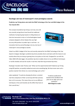 Racelogic win two of motorsport`s most prestigious awards