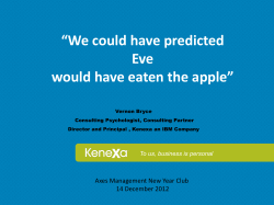 Standard Kenexa PPT Template