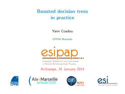 Boosted decision trees in practice