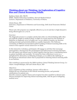 Thinking about our Thinking: An Exploration of