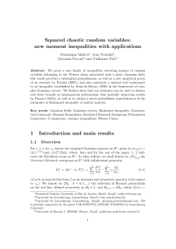 Squared chaotic random variables: new moment