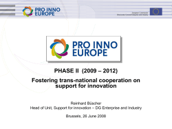 Practical cooperation of national and regional innovation