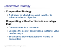 Strategic Management 6e. - Hitt, Hoskisson, and Ireland