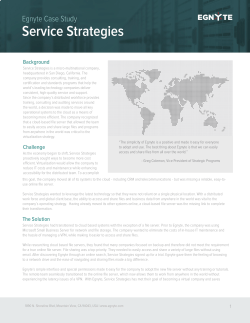 Egnyte Case Study &ndash; Service Strategies