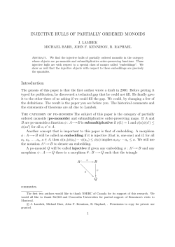 Injective hulls of partially ordered monoids.