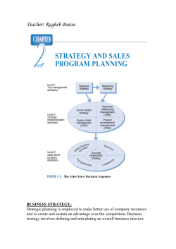Teacher: Ragheb Bseiso BUSINESS STRATEGY: Strategic planning