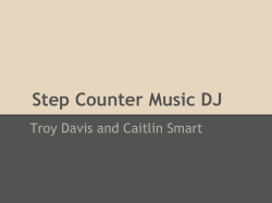 Step Counter Music DJ