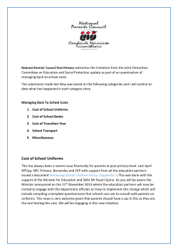 National Parents` Council Post Primary welcomes the invitation from