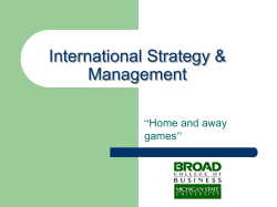 Global Strategy - msu