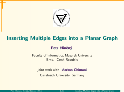 Inserting Multiple Edges into a Planar Graph