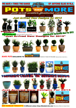 Just Arrived New Designs for 2013 OF ANYONE ELSE IN W.A. WE