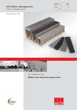 MultiDrain MD brochure