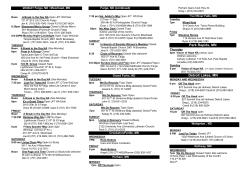 MONDAY Fargo, ND / Moorhead, MN